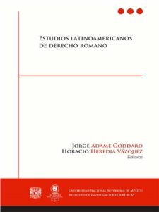 Estudios latinoamericanos de derecho romano