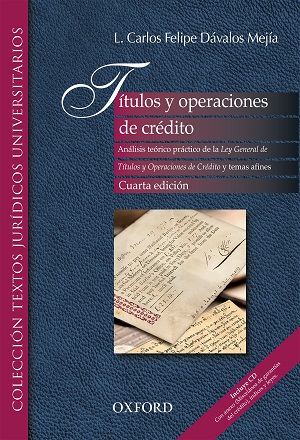 Títulos y Operaciones de Crédito - L. Carlos Dávalos Mejía