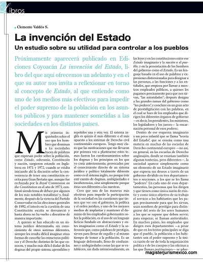 La invención del Estado