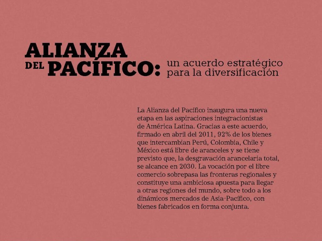Alianza del pacífico un acuerdo estratégico para la diversificación
