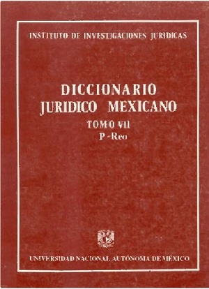 Diccionario Jurídico Mexicano - Tomo VII