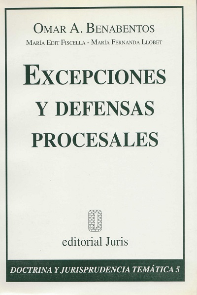 Excepciones y Defensas Procesales - Omar_Benabentos