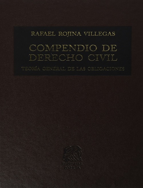 Compendio de Derecho Civil III - Teoria General de Las Obligaciones -Rafael Rojina Villegas