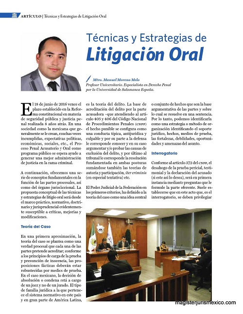 Técnicas y estrategias de litigación oral