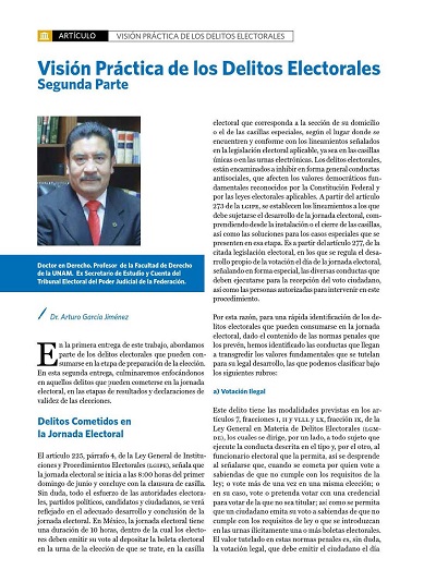 Visión práctica de los delitos electorales 2