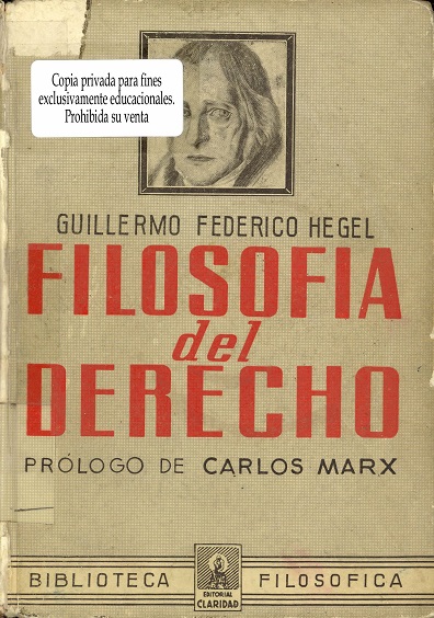 Hegel - Filosofía del Derecho