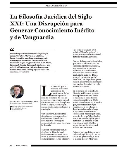 La Filosofía Jurídica del Siglo XXI